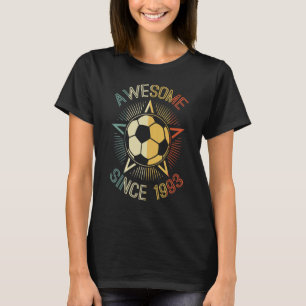 Phantastisch seit 1993 Fußball Geburtstag Retro Te T-Shirt
