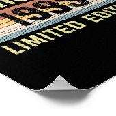 Phantastisch seit 1995 Geburtstag Poster (Ecke)