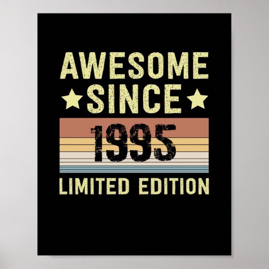 Phantastisch seit 1995 Geburtstag Poster (Vorne)