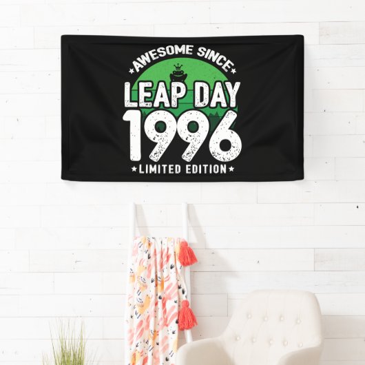 Phantastisch seit 1996 Leap Year Day Feb 29 Birthd Banner (Insitu)