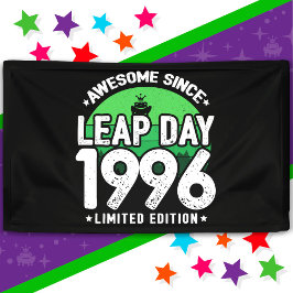 Phantastisch seit 1996 Leap Year Day Feb 29 Birthd Banner
