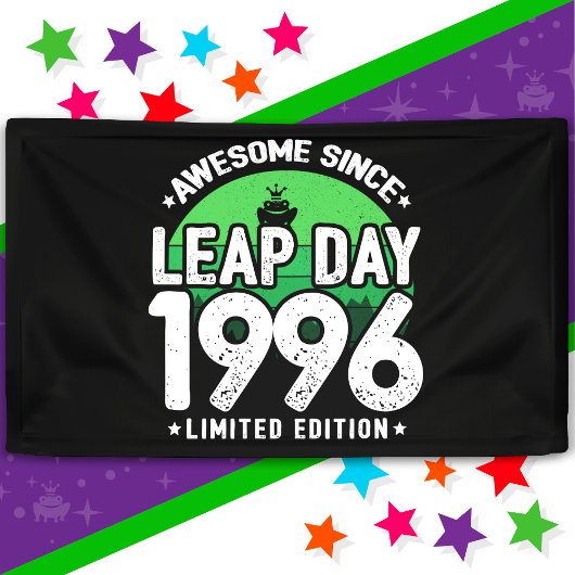 Phantastisch seit 1996 Leap Year Day Feb 29 Birthd Banner