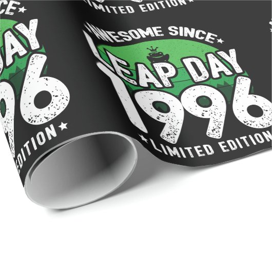 Phantastisch seit 1996 Leap Year Day Feb 29 Birthd Geschenkpapier (Rolleneckpunkt)