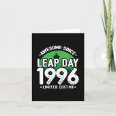 Phantastisch seit 1996 Leap Year Day Feb 29 Birthd Karte (Vorderseite)