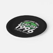 Phantastisch seit 1996 Leap Year Day Feb 29 Birthd Pappteller (Schrägansicht)