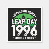 Phantastisch seit 1996 Leap Year Day Feb 29 Birthd Serviette (Vorderseite)