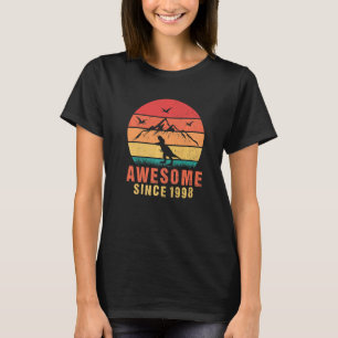 Phantastisch seit 1998 Retro 24. Geburtstag Dinosa T-Shirt