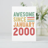 Phantastisch Seit 2000 20. Geburtstag Vintages Ges Karte (Stehend Vorderseite)