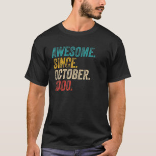 Phantastisch seit 2000 21. Geburtstag Retro T-Shirt