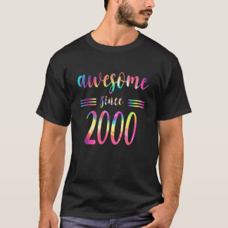 Phantastisch Seit 2000 Funny Gefärbte Krawatte Hap T-Shirt