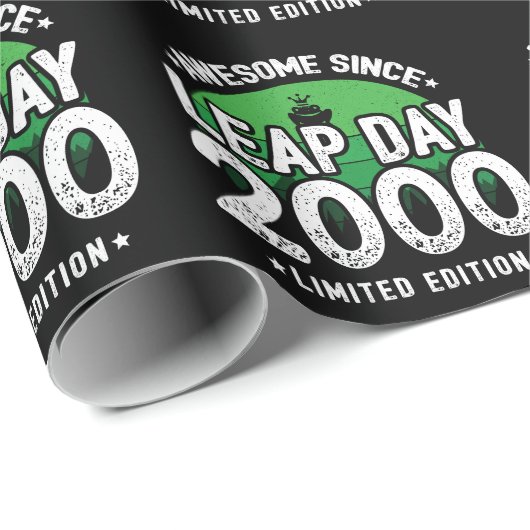 Phantastisch seit 2000 Leap Year Day Feb 29 Geburt Geschenkpapier (Rolleneckpunkt)