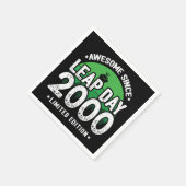 Phantastisch seit 2000 Leap Year Day Feb 29 Geburt Serviette (Ecke)