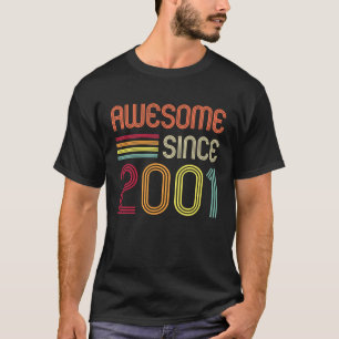 Phantastisch seit 2001 22. Geburtstag Retro T-Shirt