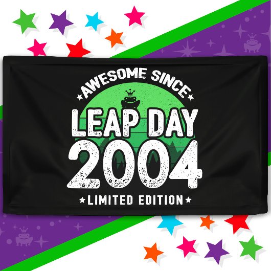 Phantastisch seit 2004 Leap Year Day Feb 29 Birthd Banner