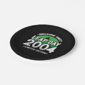 Phantastisch seit 2004 Leap Year Day Feb 29 Birthd Pappteller (Schrägansicht)