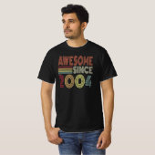 Phantastisch seit 2004 Retro Geboren 2004 Geburtst T-Shirt (Vorne ganz)