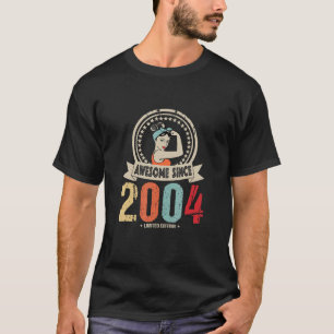 Phantastisch Seit 2004 Vintag 18. Geburtstagsparty T-Shirt