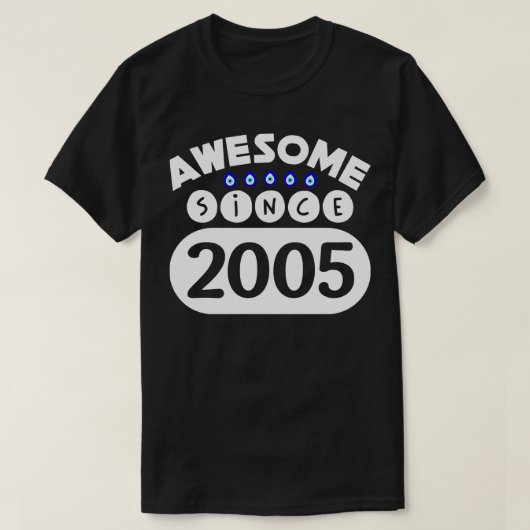 Phantastisch seit 2005 T-Shirt (Design vorne)