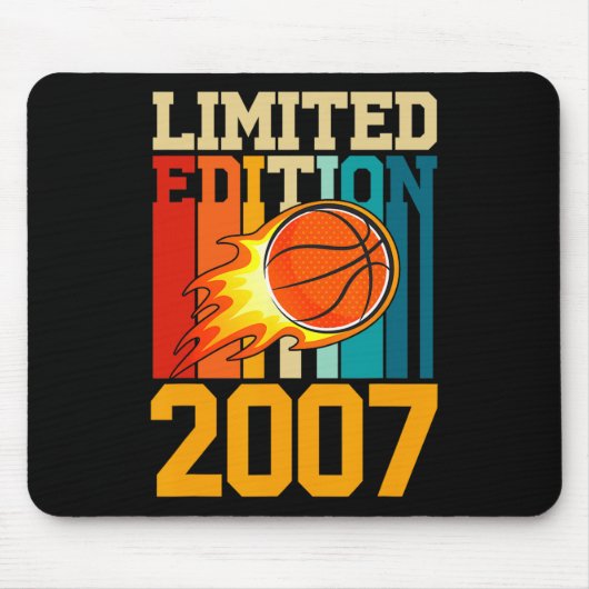 Phantastisch Seit 2007 Geburtstag Basketball Limit Mousepad (Vorne)