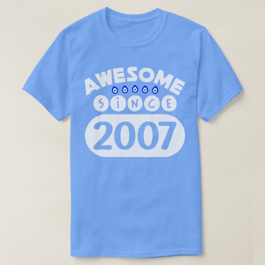 Phantastisch seit 2007 T-Shirt (Design vorne)