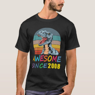 Phantastisch seit 2008 13. Geburtstag Dinosaurier T-Shirt