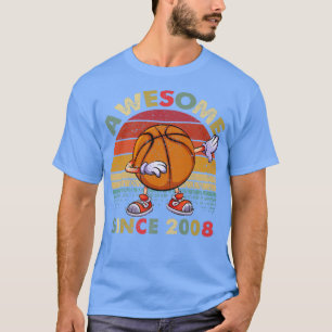 Phantastisch Seit 2008 Geburtstag Basketball 14. G T-Shirt