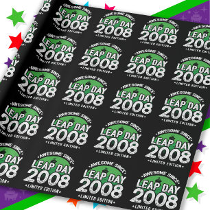 Phantastisch seit 2008 Leap Year Day Feb 29 Geburt Geschenkpapier