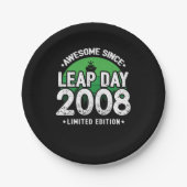 Phantastisch seit 2008 Leap Year Day Feb 29 Geburt Pappteller (Vorderseite)