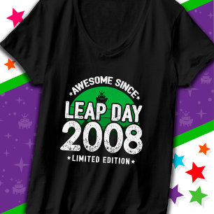 Phantastisch seit 2008 Leap Year Day Feb 29 Geburt T-Shirt