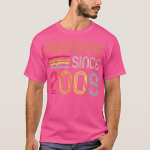Phantastisch Seit 2009 13. Geburtstag Retro T-Shirt