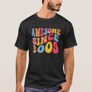 Phantastisch Seit 2009 13 Jahre alter Retro Vintag T-Shirt