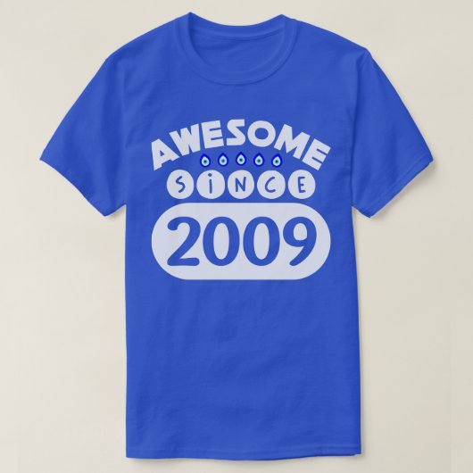 Phantastisch seit 2009 T-Shirt (Design vorne)