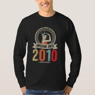 Phantastisch Seit 2010 Vintag 12. Geburtstagsparty T-Shirt