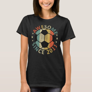Phantastisch seit 2011 12. Geburtstag Boy Soccer P T-Shirt