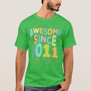 Phantastisch seit 2011 Funny Retro 11 Jahre alt 11 T-Shirt