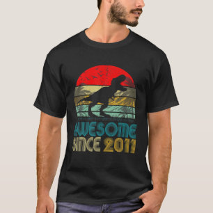 Phantastisch seit 2011 Geburtstagsparty Dinos T-Shirt