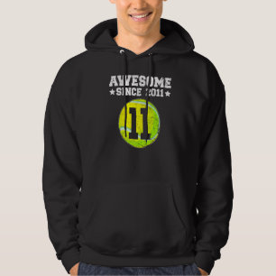 Phantastisch seit 2011 Tennis 11. Geburtstag 11 Ja Hoodie
