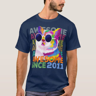 Phantastisch seit 2011Funny Cat Lover 11. Geburtst T-Shirt