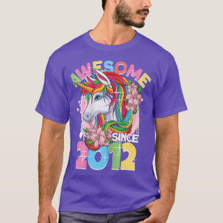 Phantastisch seit 2012 10. Geburtstagsmädchen 10 J T-Shirt