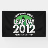 Phantastisch seit 2012 Leap Year Day Feb 29 Birthd Banner (Horizontal)