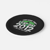 Phantastisch seit 2012 Leap Year Day Feb 29 Birthd Pappteller (Schrägansicht)