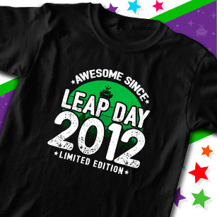 Phantastisch seit 2012 Leap Year Day Feb 29 Birthd T-Shirt