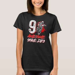 Phantastisch seit 2013 9. Geburtstag BMX Bike Ride T-Shirt