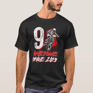Phantastisch seit 2013 9. Geburtstag BMX Bike Ride T-Shirt