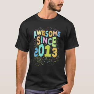 Phantastisch seit 2013 Retro 9 Jahre alt 9. Geburt T-Shirt