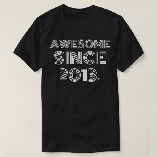 Phantastisch seit 2013 T-Shirt (Design vorne)