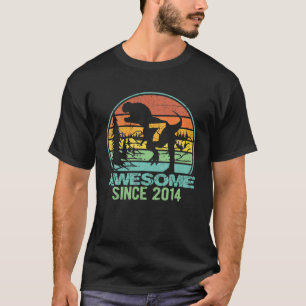 Phantastisch seit 2014 7. Geburtstag Dinosaurier 7 T-Shirt
