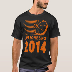 Phantastisch Seit 2014 Basketball 8. Geburtstag T-Shirt