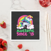 Phantastisch seit 2015 Einhorn Serviette (Beispiel)