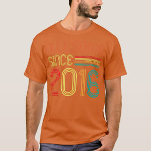 Phantastisch seit 2016 6 Jahre alter Retro Vintag  T-Shirt